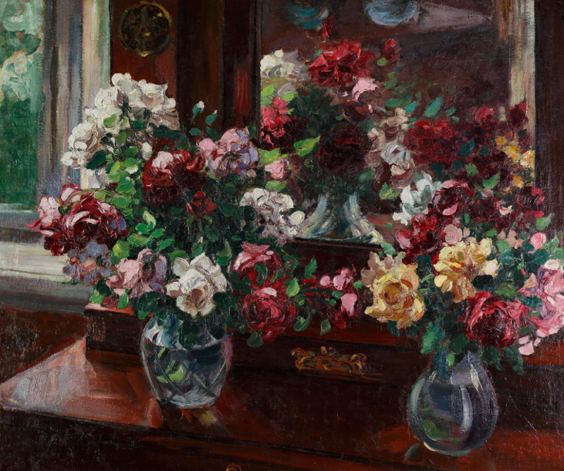 roses painted