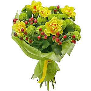 Sunny Daffodiles with delivery Yekaterinburg