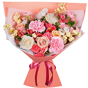 Bouquet in gentle colors with delivery Yekaterinburg