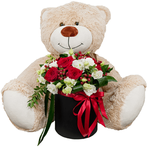 Lovestruck with teddy bear with delivery Yekaterinburg