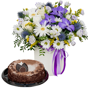 Fluffy cloud with cake with delivery Yekaterinburg