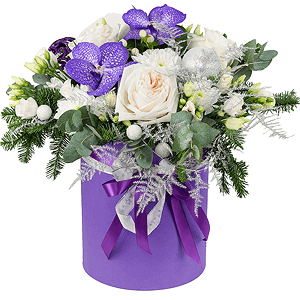 Silver snowflake with delivery Yekaterinburg