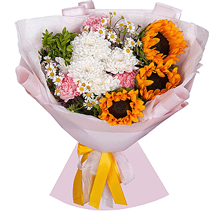 Букет "Золотой рассвет" с доставкой в Екатеринбурге