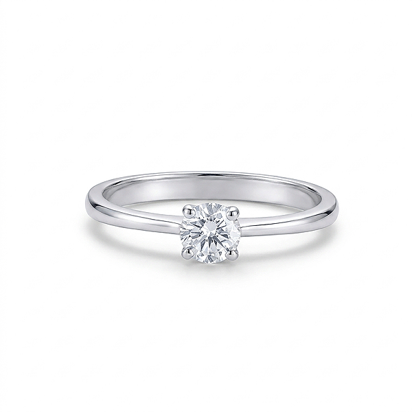 Gold Ring YULUMIA With a 0.3 Carat Diamond with delivery Yekaterinburg