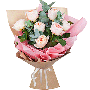 Bouquet of peony roses with delivery Yekaterinburg