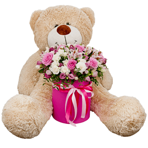Flower fairy with teddy bear with delivery Yekaterinburg