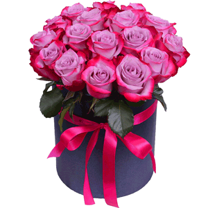 Violet roses with delivery Yekaterinburg