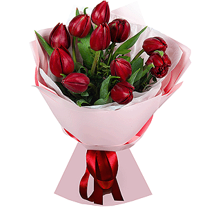 Bouquet of Red Tulips with delivery Yekaterinburg