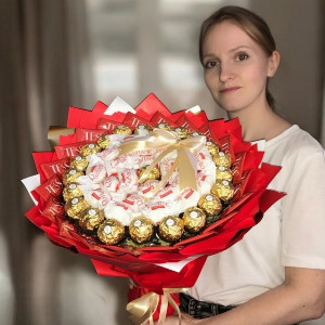 Букет конфет "Чайная рапсодия" с доставкой в Екатеринбурге