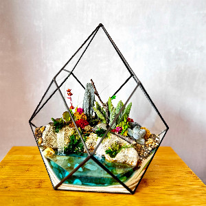 Флорариум "Геометрия жизни" с доставкой в Екатеринбурге