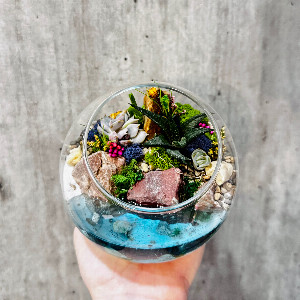 "Lake of Happiness" Terrarium with delivery Yekaterinburg