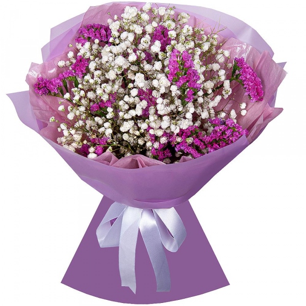 Gypsophila - 3, Wrapping Paper, Pink Statice